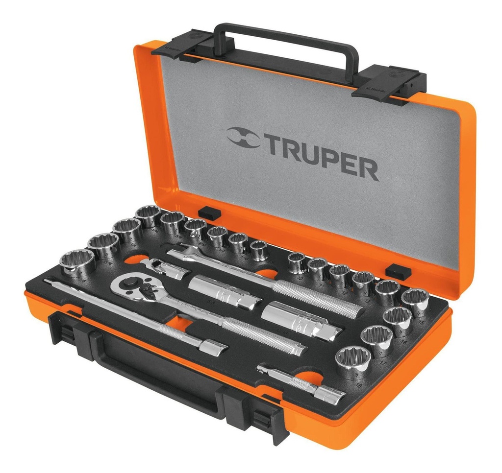 Juego Autocle 3/8" Mixto 25 Pz Truper 13954