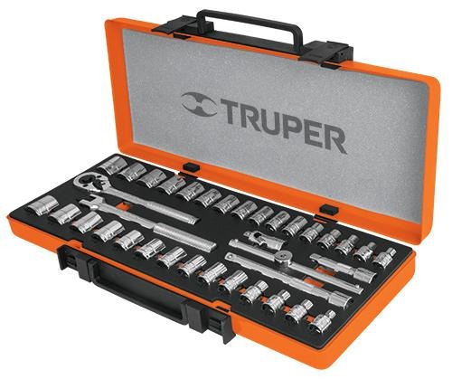 Juego Autocle 3/8  Mixto 36 Pz Truper 13955