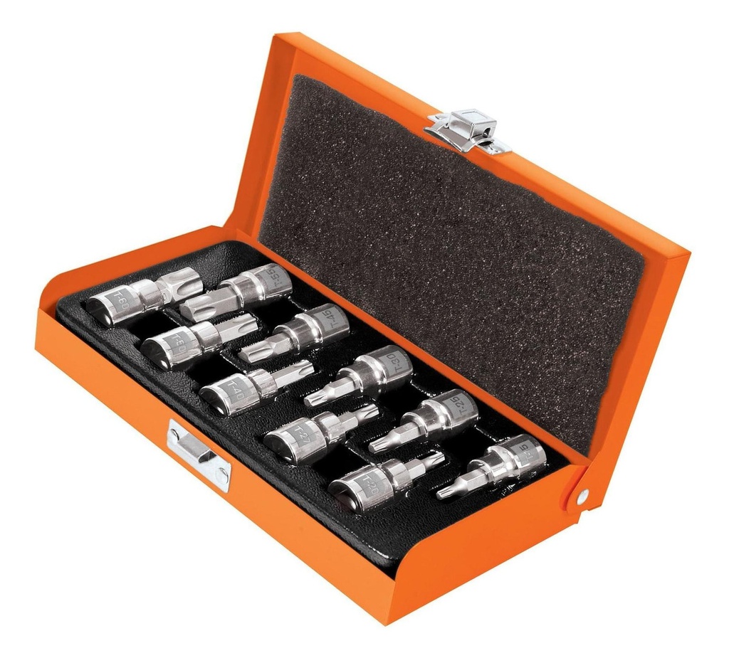 Juego Dados 3/8" Torx 10 Pz Truper 13976