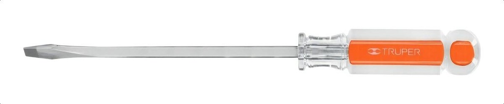 Desarmador Acetato Plano Cuadrada 6" X 1/4" Truper 14095