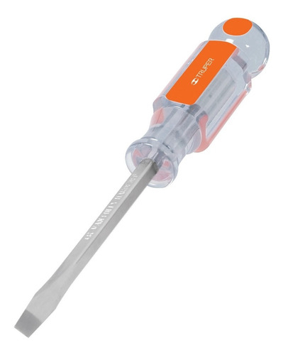 Desarmador Plano Barra Cuadrada, Acetato 1/4x9' Truper 14098