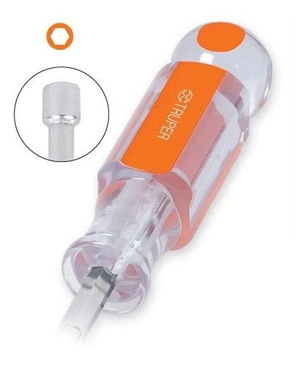 Desarmador Acetato Caja 1/4' Truper 14122