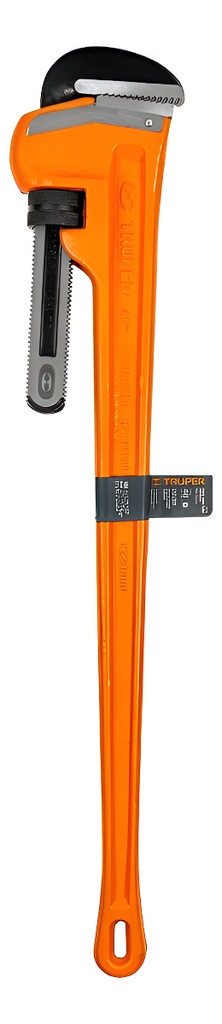 Llave Stilson 48' X 6' Hierro Nodular Truper 15842 Naranja