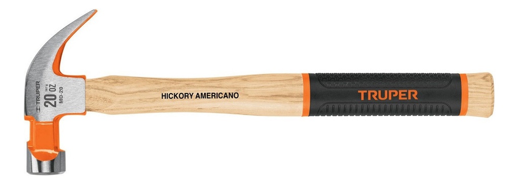 Martillo Pulido Uña Curva 20 Oz Truper 16656
