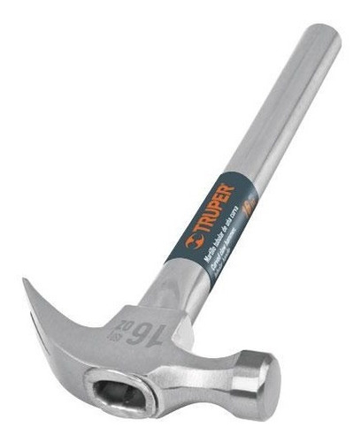 [TR-MT-16] Martillo Tubular Uña Curva 16 Oz Truper 16701