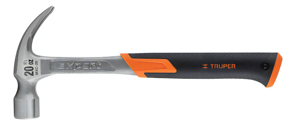 [TR-MXC-20] Martillo Forjado Uña Curva 20 Oz Mango De Neo Truper 16820
