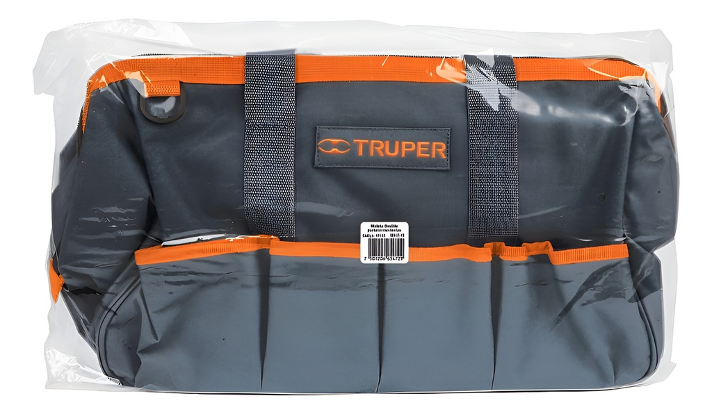 [TR-MALE-16] Porta Herramientas Maleta 16" Truper 17102 Gris