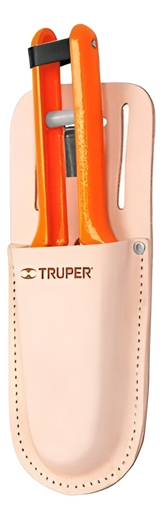 Funda De Carnaza Para Tijeras Una Mano Truper 17344 Beige