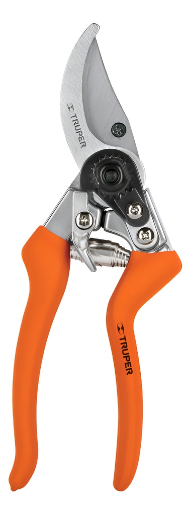 Tijera Una Mano Aluminio 8' Cuchilla Paso Truper 18453 Naranja Claro