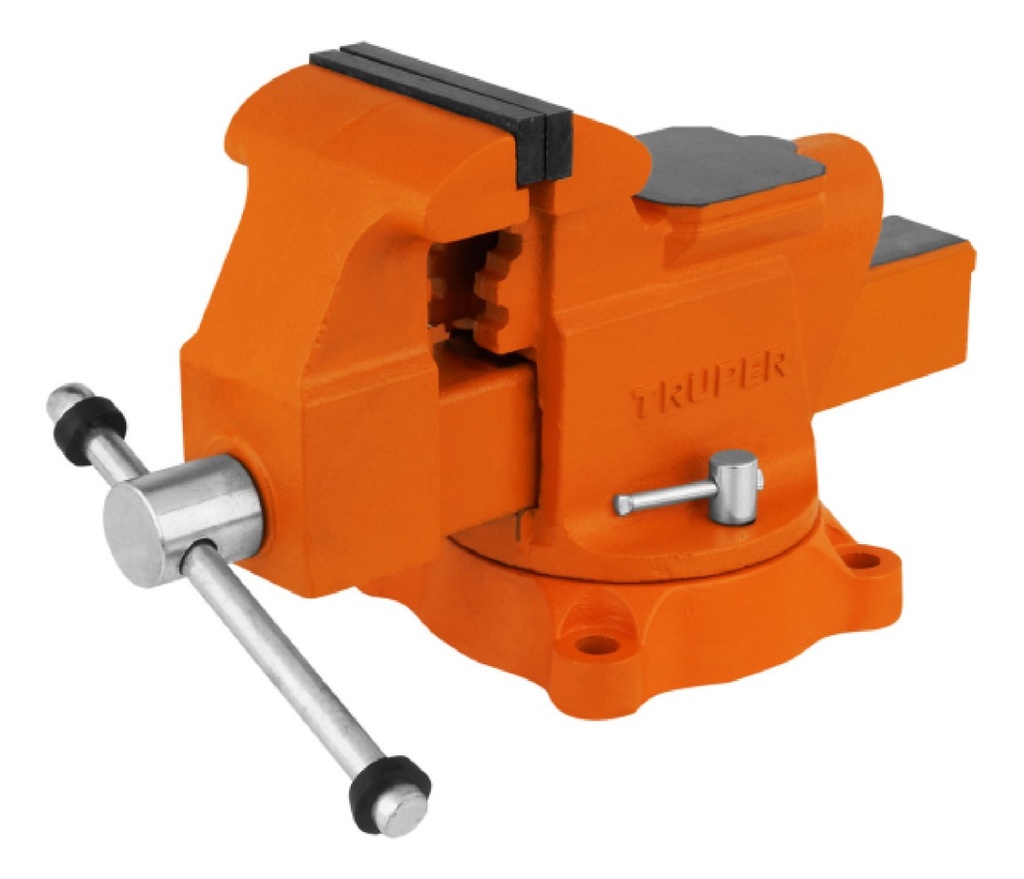 [TR-TA-4] Tornillos Banco Uso Ind Hierro Nodular 4" Truper 18592