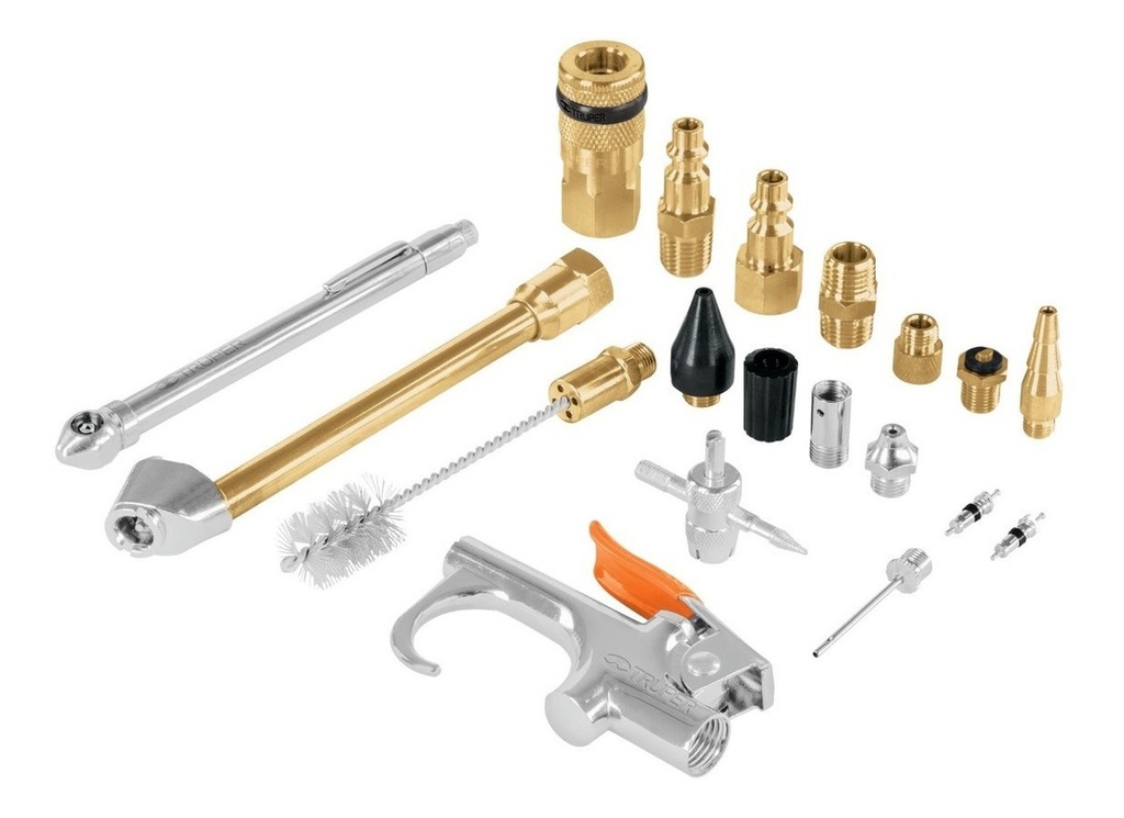 [TR-JAN-18] Juego Accesorios Neumaticos 18 Pz Truper 19079