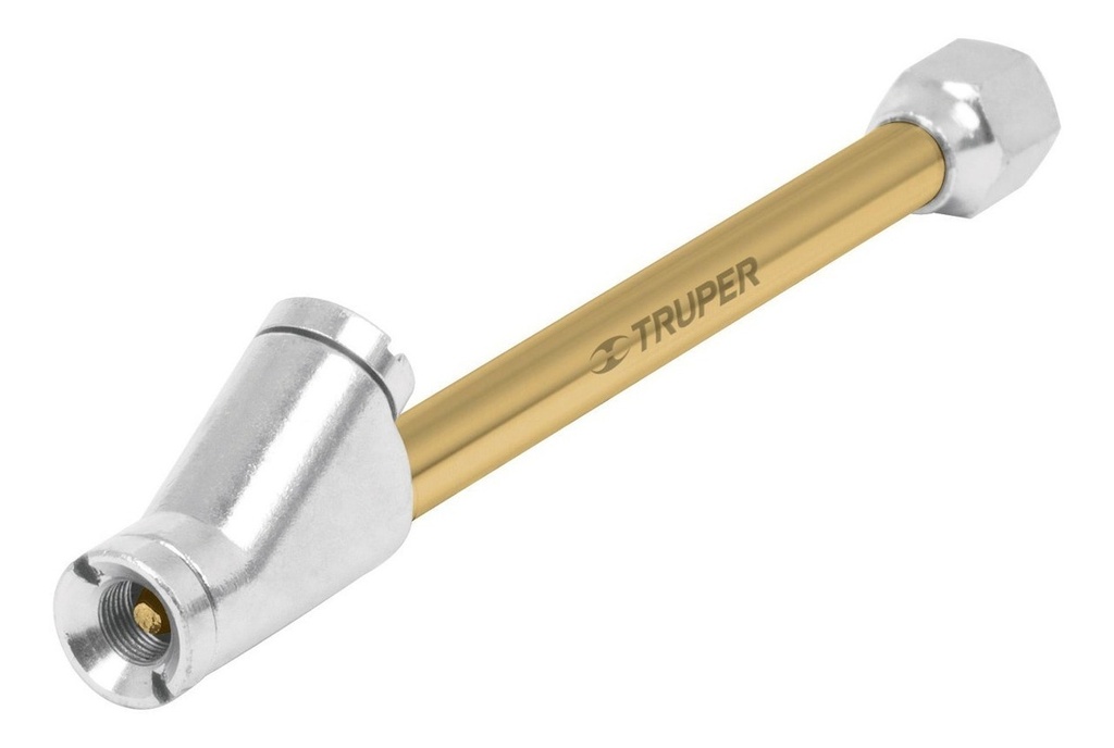 Inflador Doble Conexion Hembra 1/4 Npt Truper 19089