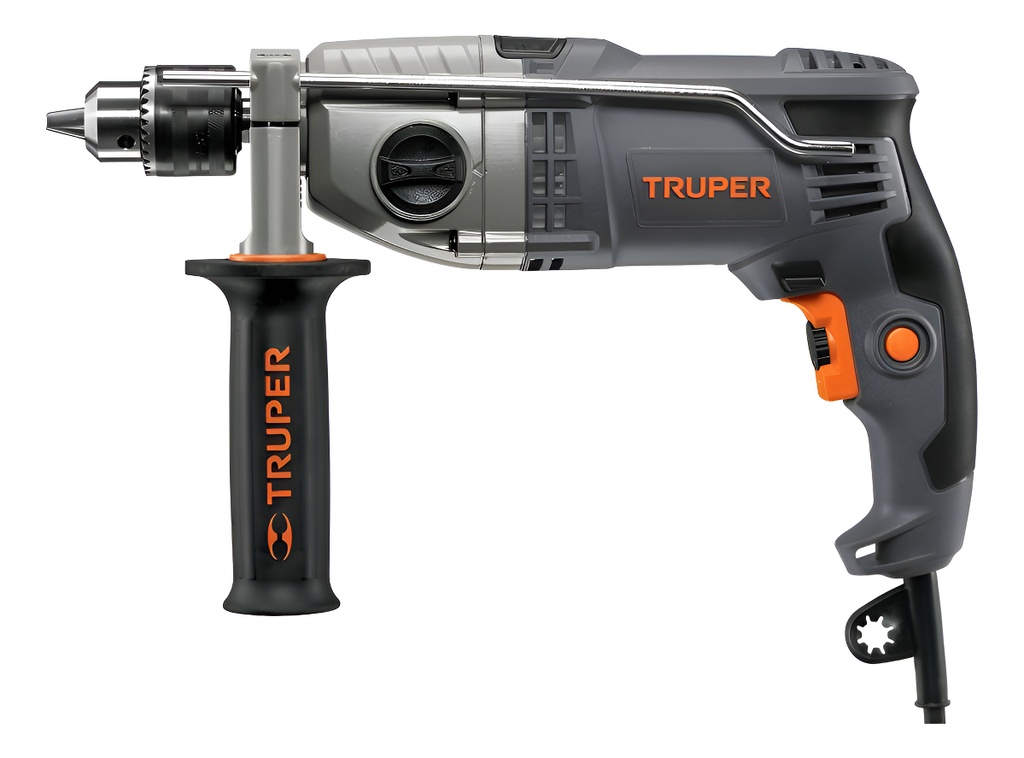 [TR-ROTO-1/2N7] Rotomartillo Ind. 1/2'' 900 W Var. Truper 19324 Gris 60 Mhz