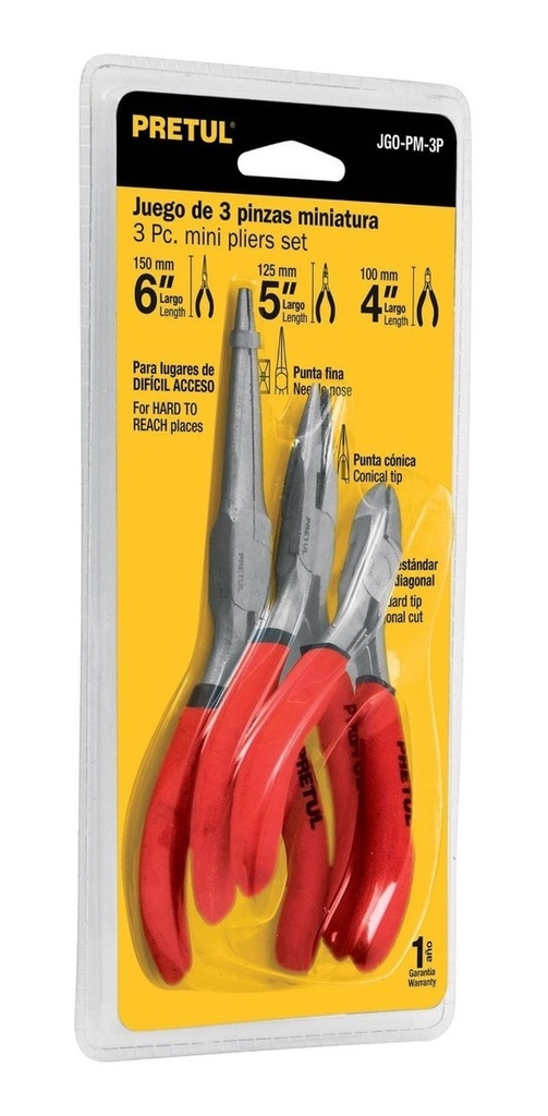 Juego Minipinzas 3 Pz Pretul 20016