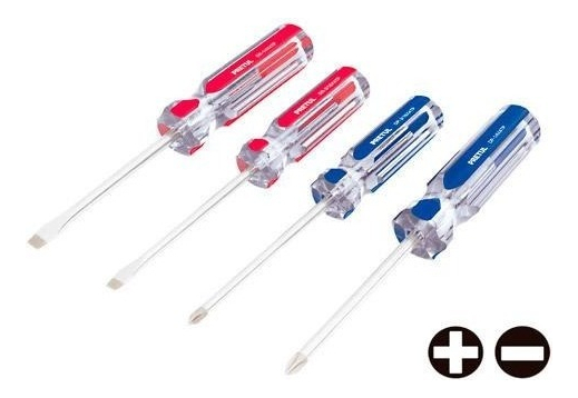 Juego De Desarmadores 4 Piezas Pretul 20212