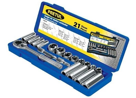 Juego Autocle 3/8 Std 21 Pz Pretul 21187