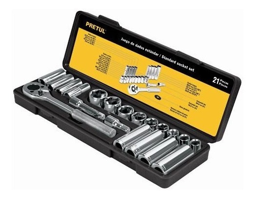 Juego Autocle 3/8  Mm 21 Pz Pretul 21191