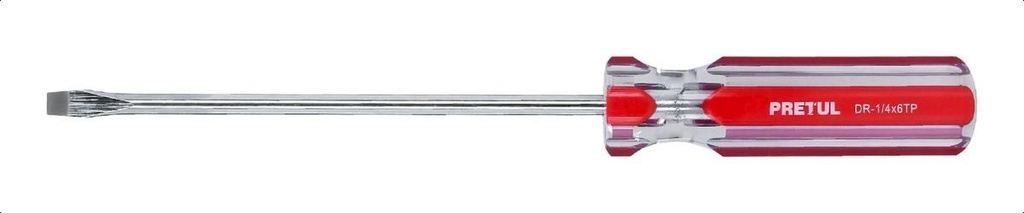 Desarmador PVC Plano 6' X 1/4' Pretul 21462