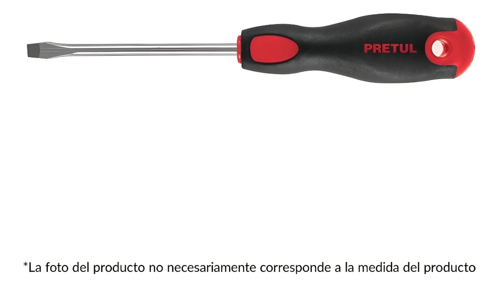 Desarmador Plano 3/8 X 12 Comfort Grip Pretul 28081