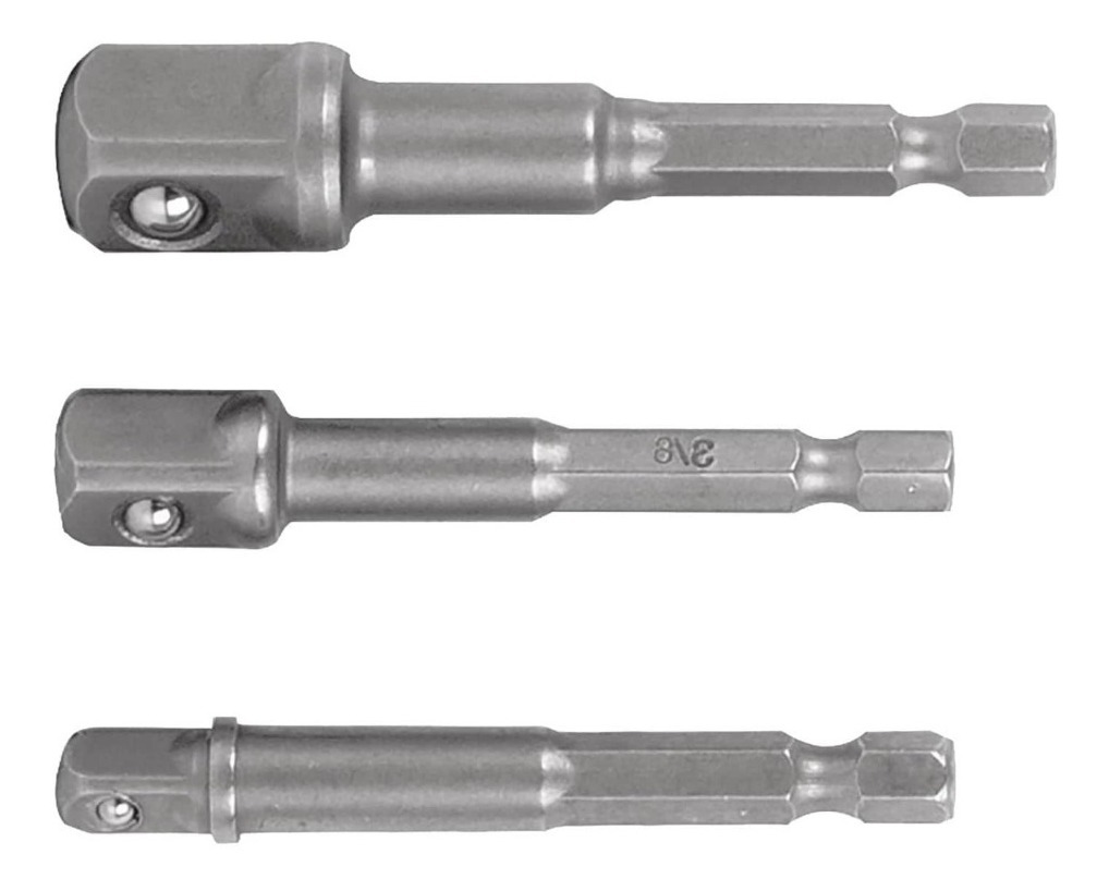 Juego 3 Adaptadores Para Taladro 2-3/4" Truper 10752
