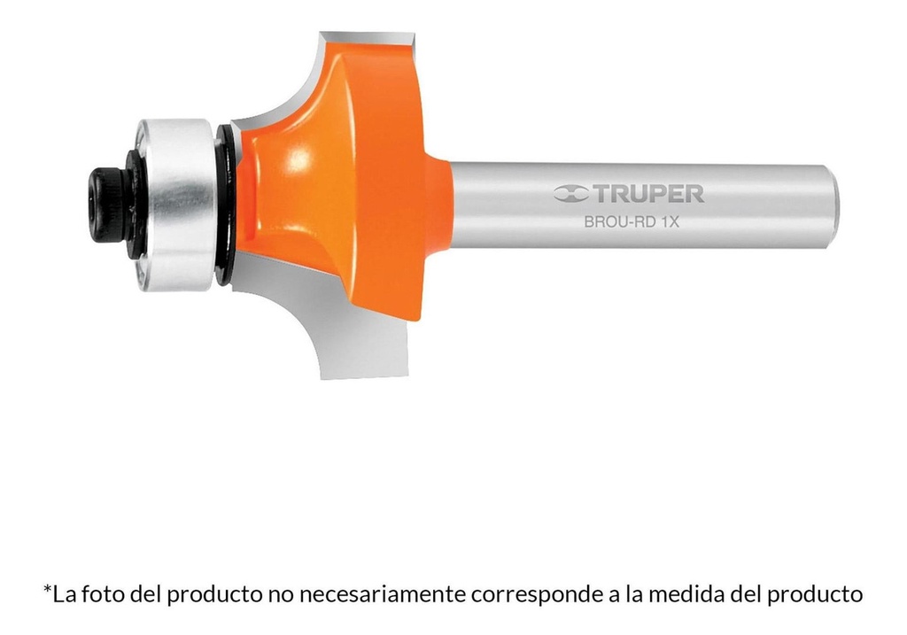 Broca Router Redondeado 1-1/4' Balero Truper 11470