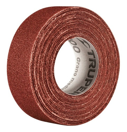 [TR-LIPL-100-1-1/2X5] Lija Plomero Grano 100 Ancho 1-1/2 Rollo De 5m Truper 100569