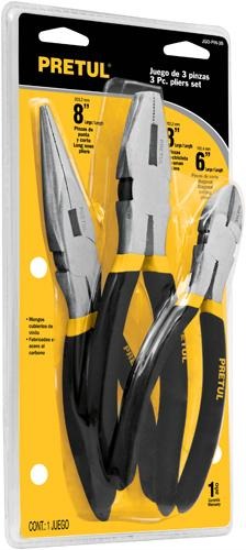 Juego Pinzas 3 Pz Pretul 23975