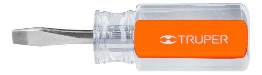 [TR-DR-1/4X1-1/2] Desarmador Acetato Plano 1-1/2' X 1/4' Truper 13993