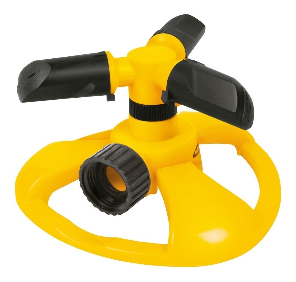 [TR-REG-2P] Aspersor giratorio 3 brazos, chorro fino, b/plástica, PRETUL