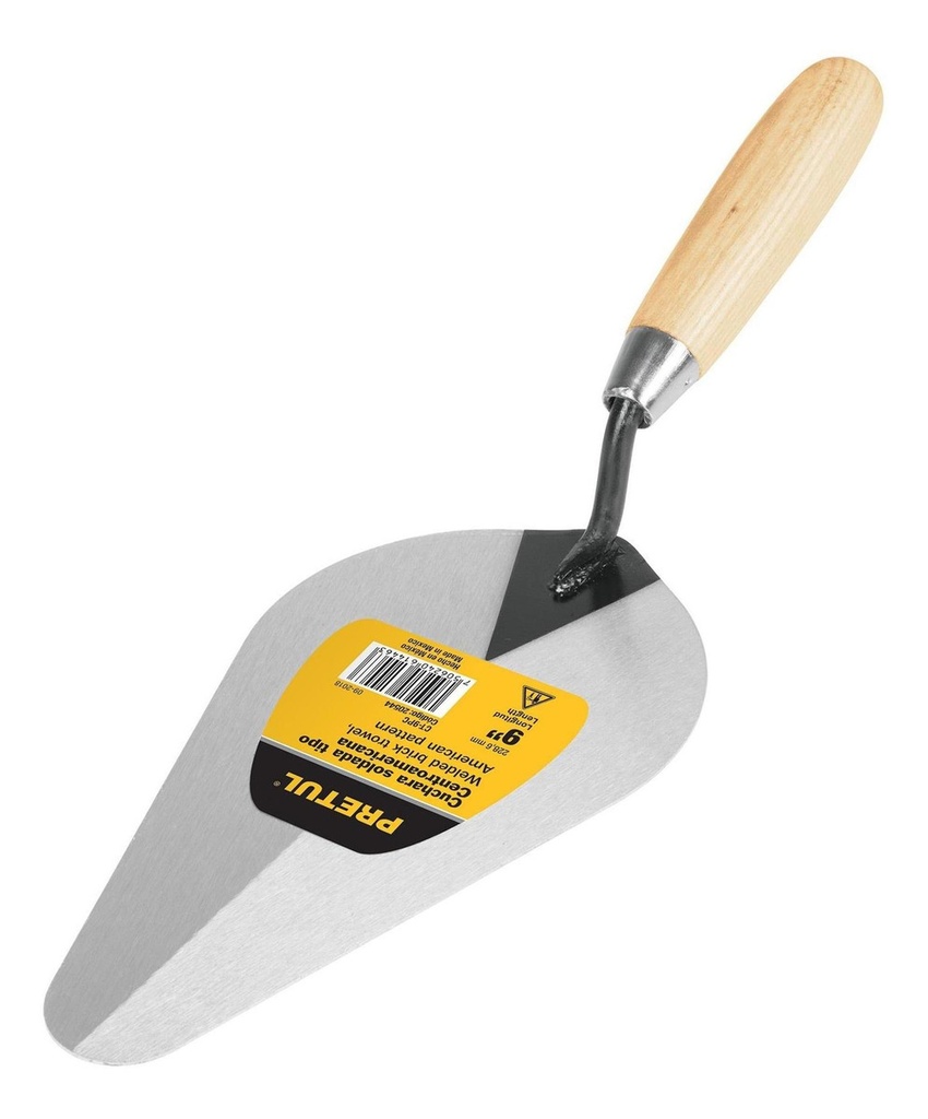 Cuchara para albañil 9' tipo Centroamericana, PRETUL