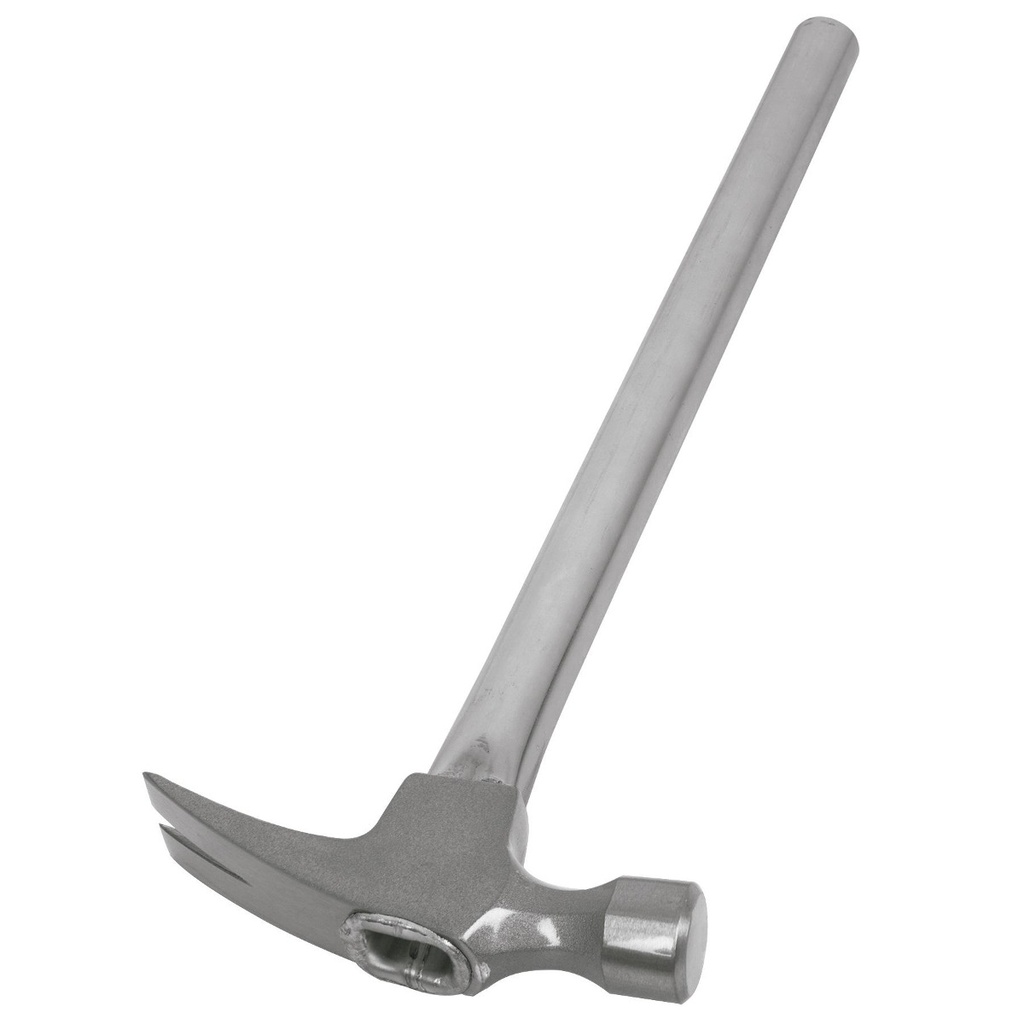 Martillo uña recta 20 oz, mango tubular, Pretul
