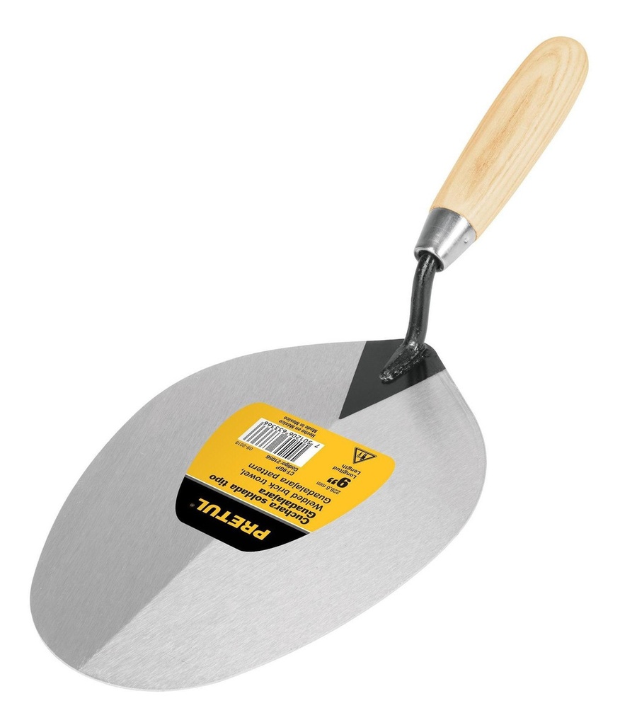 [TR-CT-9GP] Cuchara para albañil 9' tipo Guadalajara, PRETUL