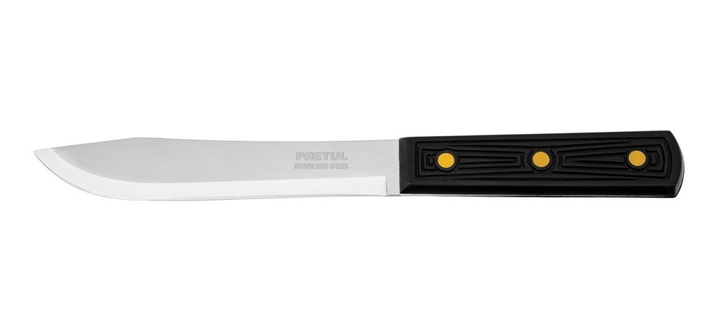 [TR-CUCH-P60] Cuchillo Cebollero 6' Mango de Polipropileno, Pretul