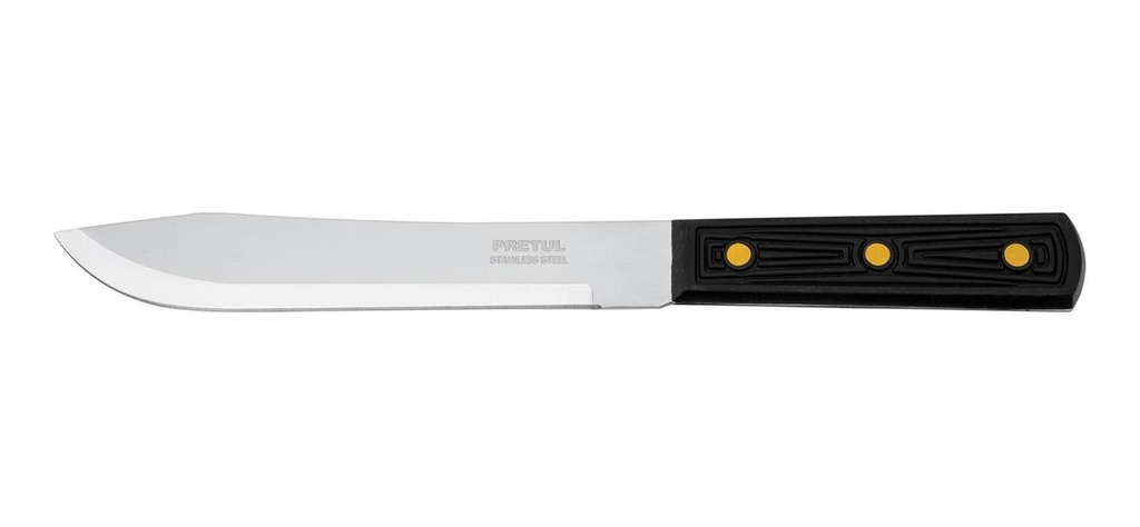 Cuchillo cebollero 7' mango de polipropileno, Pretul