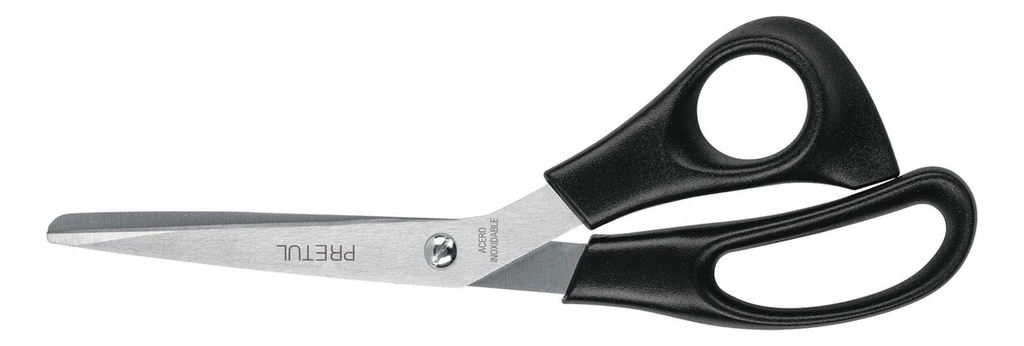 Tijera 8' para casa y oficina, de acero inoxidable, PRETUL