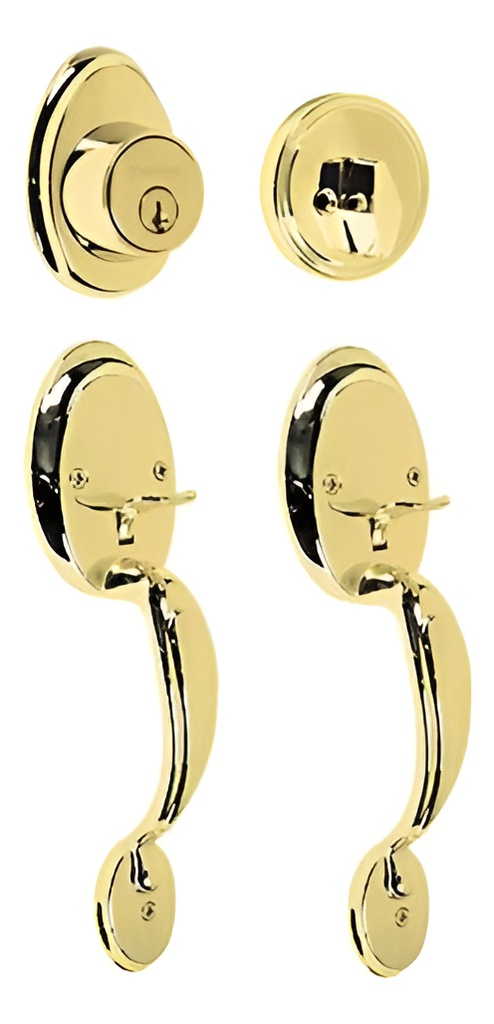 [TR-CEP-11JJP] Doble jaladera y perilla, Berna mariposa, LB, BASIC