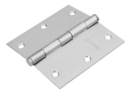 Bisagra Cuadrada 3-1/2', Satinado, Cabeza Plana, Basic