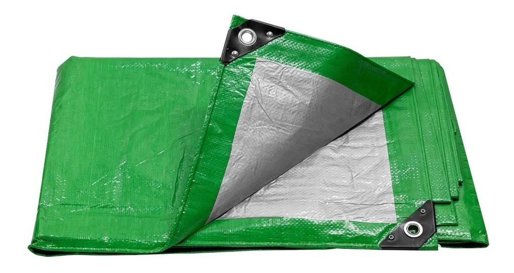 Lona de Polietileno 5 X 6 M, Verde, 110 g/m2, Pretul