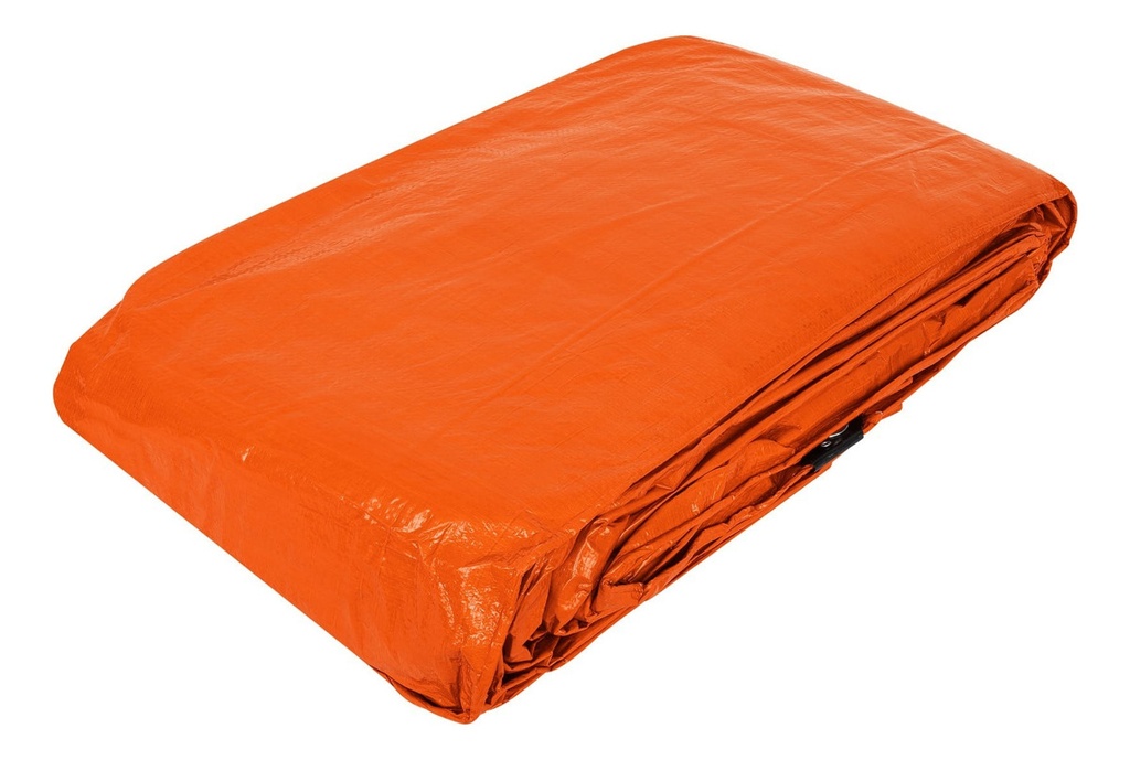 Lona de Polietileno 6 X 12 M, Naranja, 110 g/m2, Pretul
