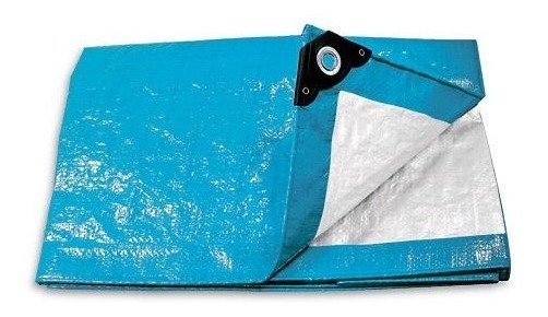 Lona de polietileno 7 x 10 m, azul, 110 g/m2, PRETUL