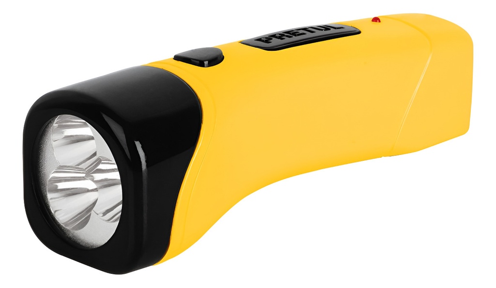 [TR-LILE-3P] Linterna Plástica de Led, 50 Lm, Recargable, Pretul