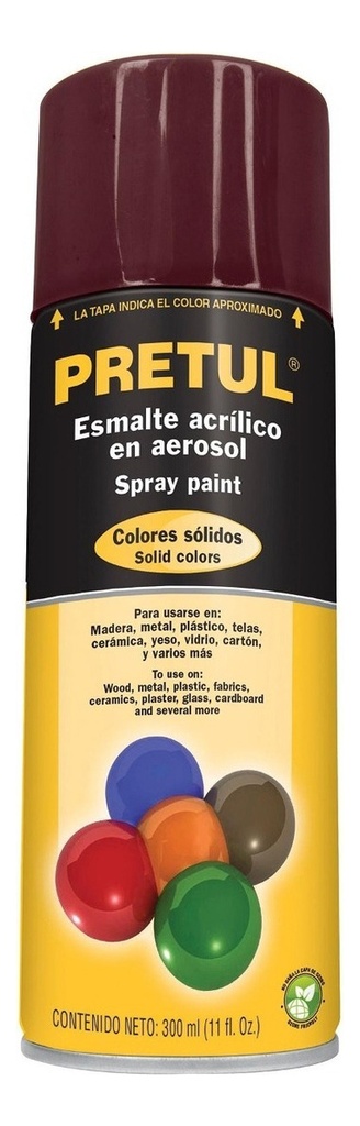 Pintura en aerosol, tabaco, 400 ml, Pretul