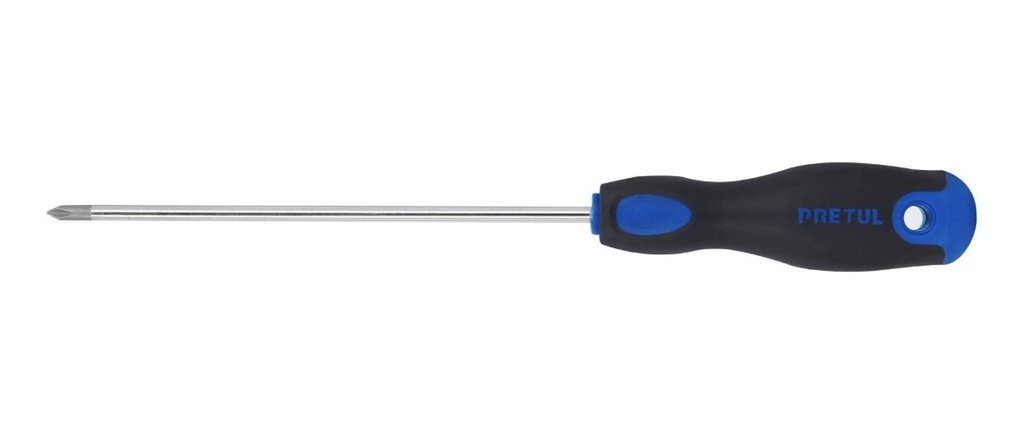 [TR-DP-3/16X6BP] Desarmador de Cruz 3/16' X 6' Mango Comfort Grip, Pretul