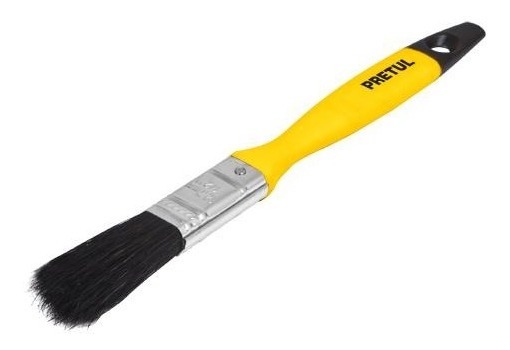 Brocha uso general de 1/2' con mango de plástico, Pretul