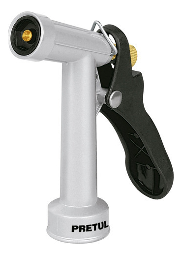 Pistola metálica para riego de 4', 2 funciones, PRETUL