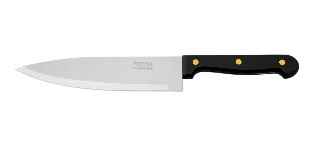 Cuchillo de chef 7' mango de polipropileno, Pretul