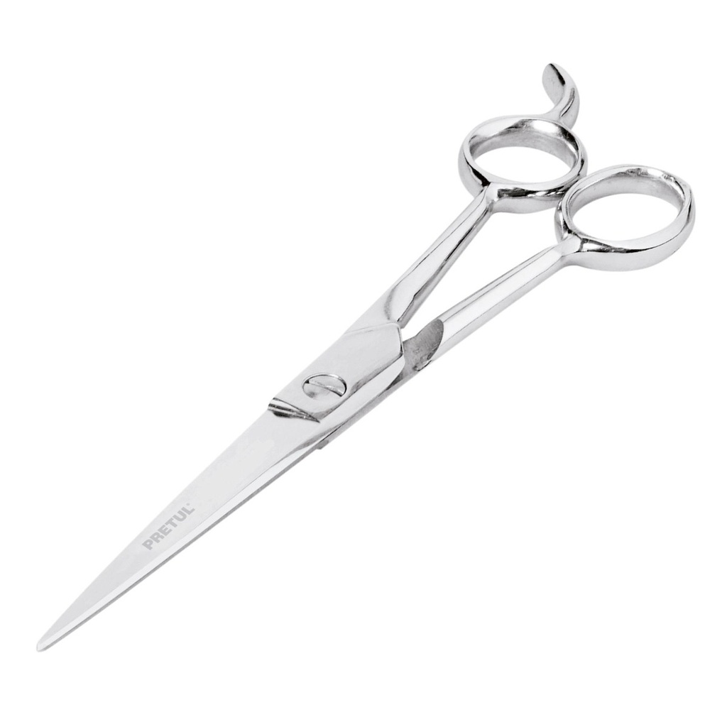 [TR-TP-8418-7-1/2] Tijera 7-1/2' estilista, con gancho, acero inoxidable,PRETUL