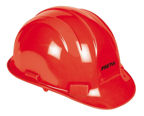 Casco de seguridad, ajuste de intervalos, rojo, Pretul