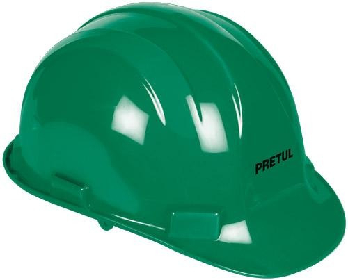 [TR-CAS-VP] Casco de seguridad, ajuste de intervalos, verde, Pretul