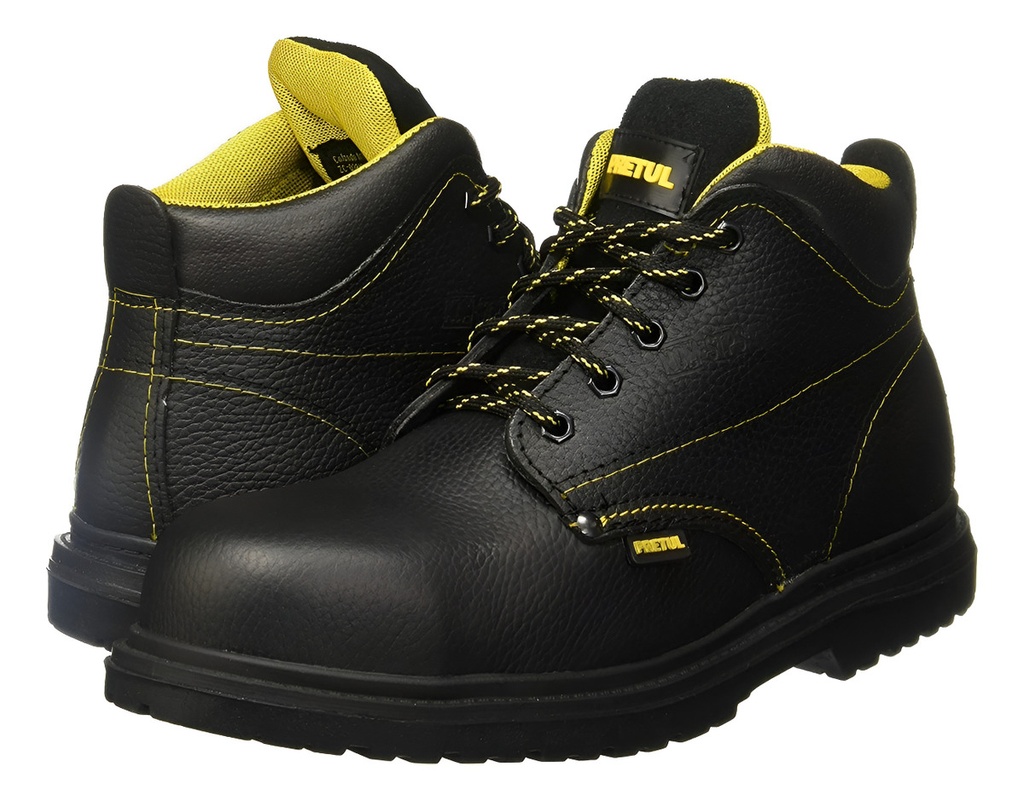 Bota de seguridad negra, #28, casquillo de poliamida, PRETUL